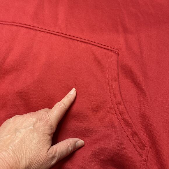 Alabama Crimson Tide Hoodie Sweatshirt Mens 2XL Red Embroidered Knights Apparel - Picture 9 of 9